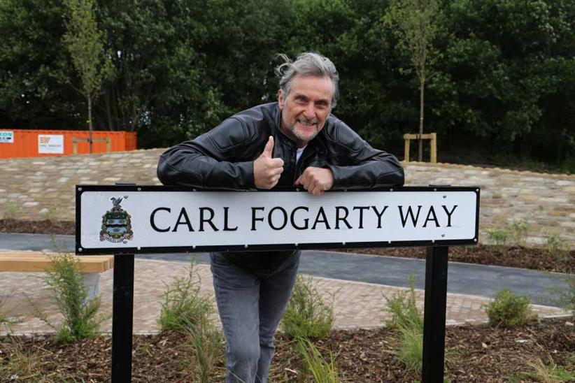 Foggy opens Carl Fogarty Way