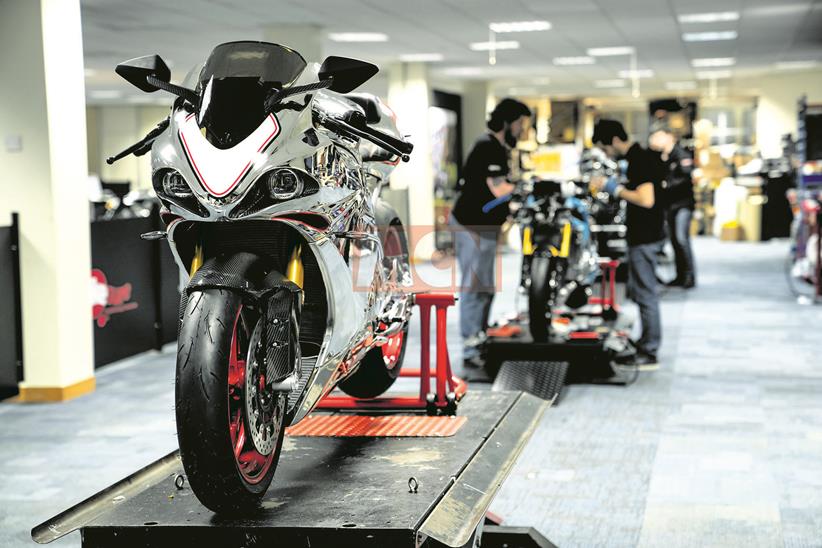  The Norton production line is now in full flow (Photo credit: Joe Dick)