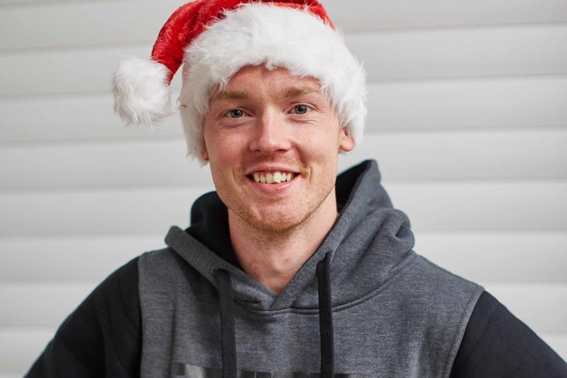 Bradley Smith gets in the festive spirit