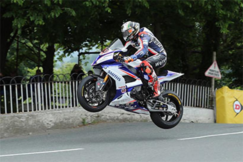 Peter Hickman at the Isle of Man