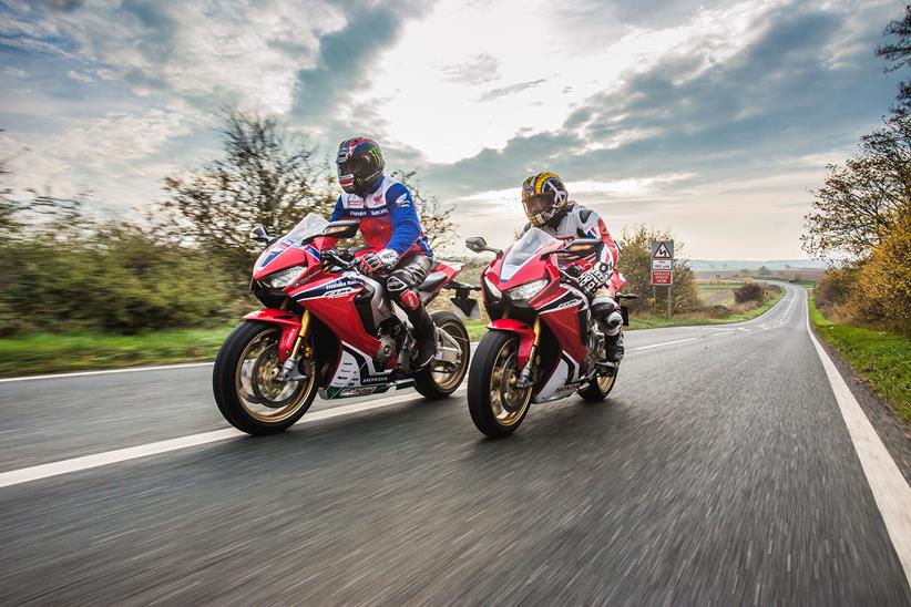 Road riding with Ian Hutchinson