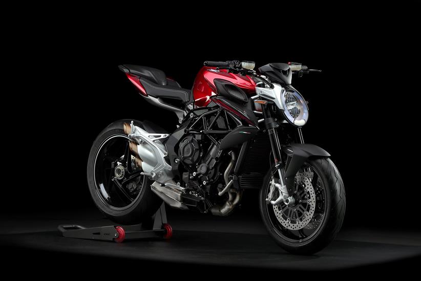 MV Agusta Brutale 800 in red