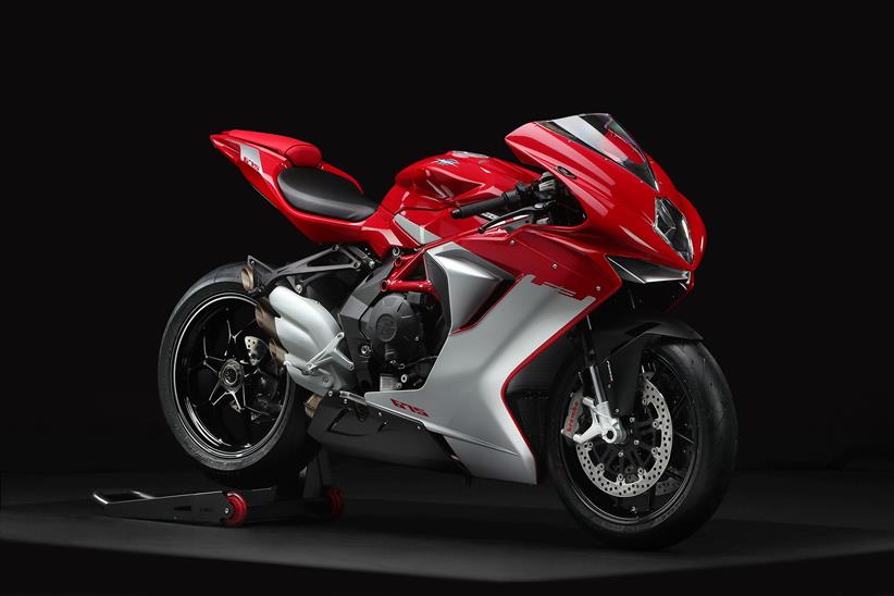 MV Agusta F3 675 in red