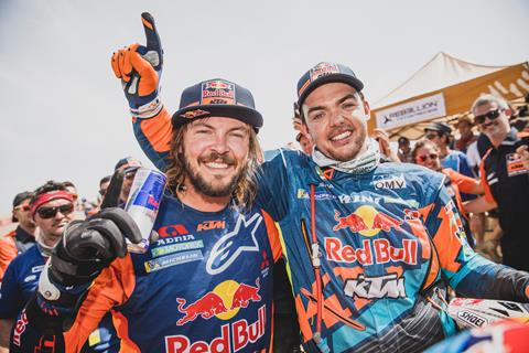 Dakar Stage 10: Heroic Price takes Dakar victory as KTM enjoy podium lock out with Walkner and Sunderland