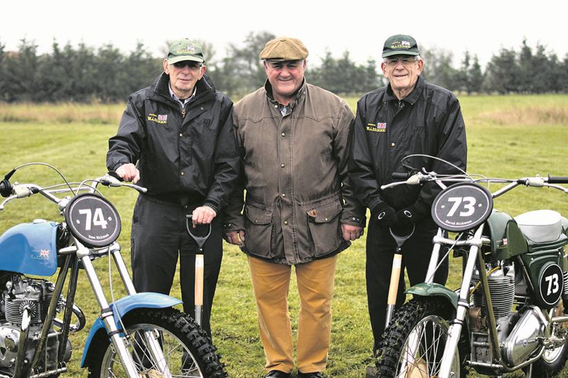 The Rickman brothers were on hand with Metisse boss Gerry Lisi