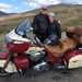 Alan Walker with wife, Sue and his Indian Roadmaster