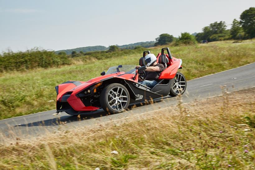 The Polaris Slingshot in action