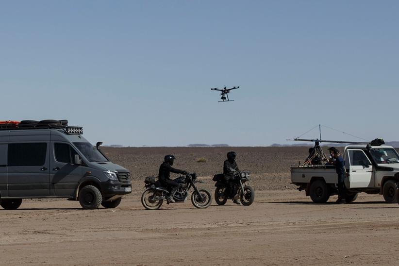 Oil in the Blood undergoing filming in the desert