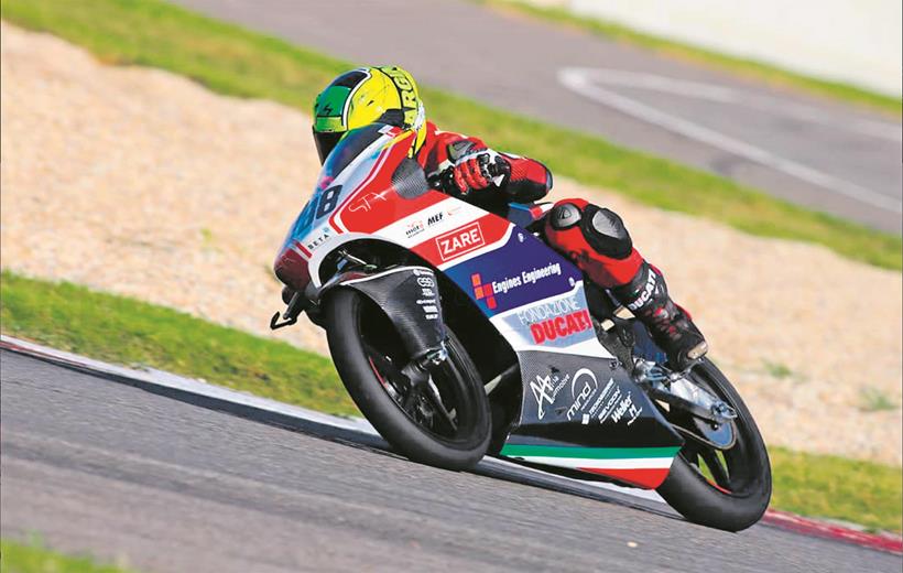 Electric student racer also had help from Ducati