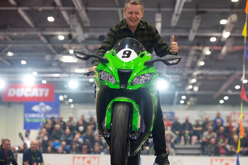 Chris Walker and his new Kawasaki ZX-10RR