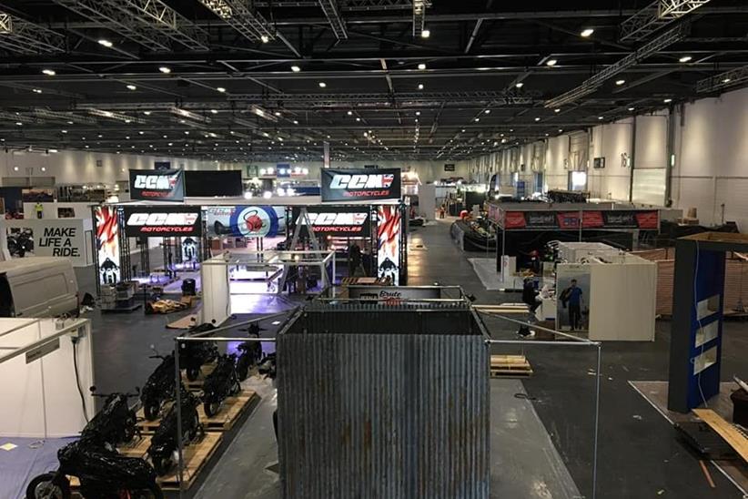 Setup underway at the London ExCel