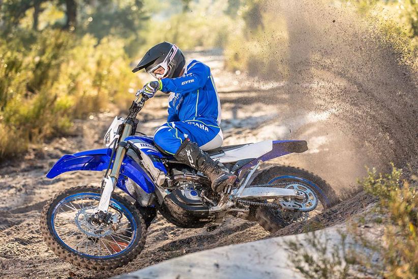 The Yamaha WR450F in action