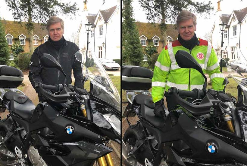 Derek Ade is a blood biker