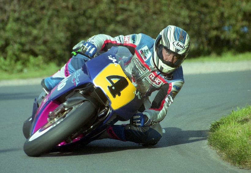 John McGuinness racing at Oliver's Mount