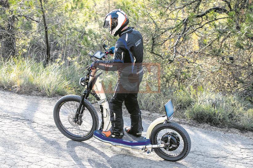 KTM e-scooter spy shot