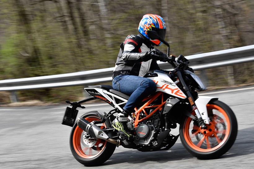 A2-compliant KTM motorcycle