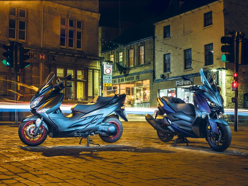 Be very careful when securing your motorcycle when riding at night. Theft is always a risk...