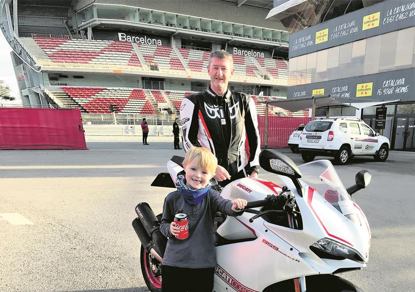 John Jess with his Ducati Panigale