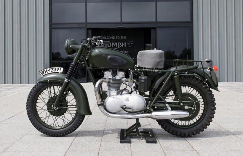 The original Triumph TR6 used in The Great Escape