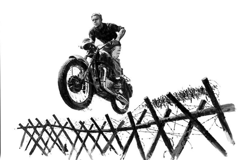 Poster imagery from The Great Escape