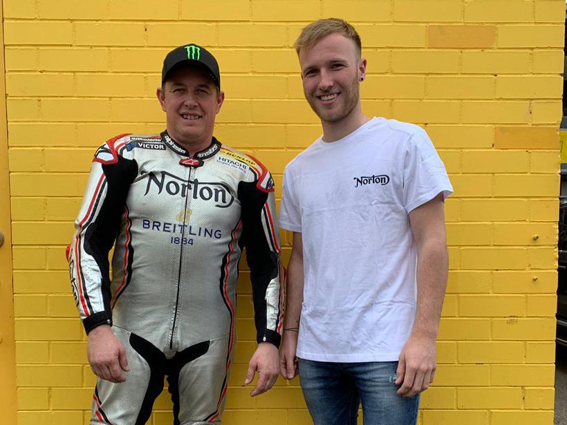 Todd poses with McGuinness