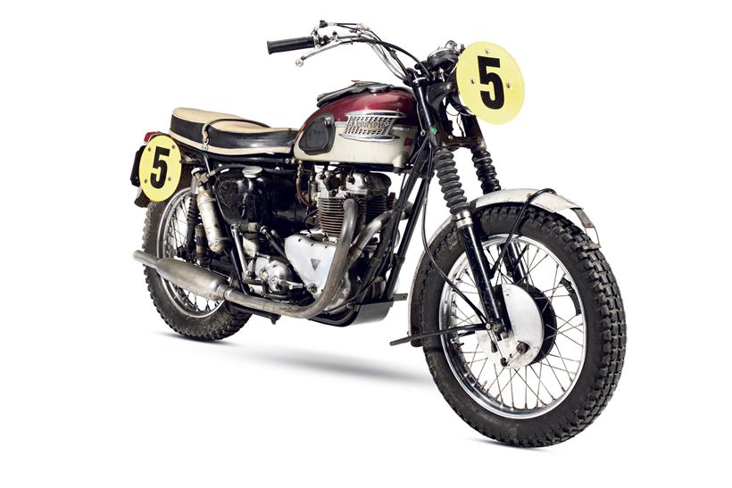 Bud Ekins' ISDT-winning Triumph