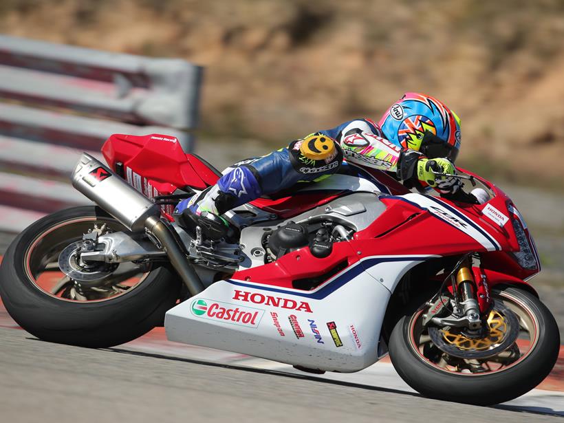 Michael Neeves on the Honda Fireblade SP2 superstock bike