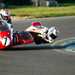 Cornering on a classic sidecar outift