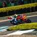 Knee down on the Suzuki GSX-R1000