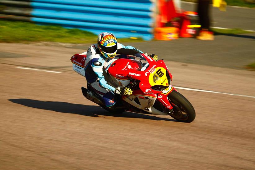 Danny Webb on a Suzuki GSX-R1000