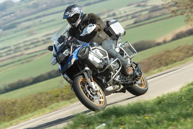 Cornering on the BMW R1250GSA