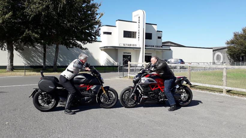 It's Diavel vs Diavel at Goodwood