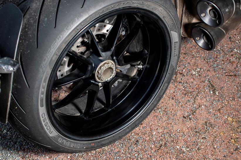 Ducati Diavel 1260S rear wheel