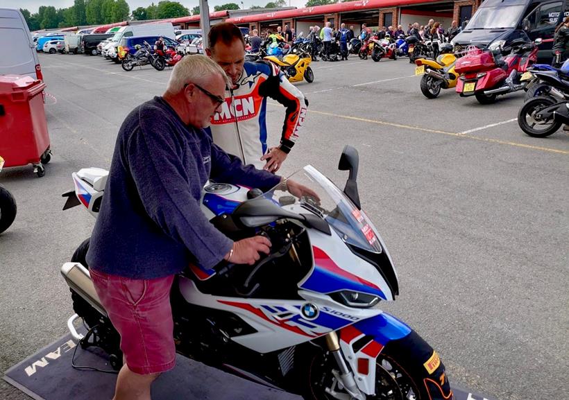 Setting up at Brands Hatch