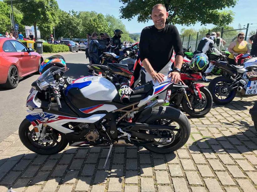 Michael Neeves with the BMW S1000RR