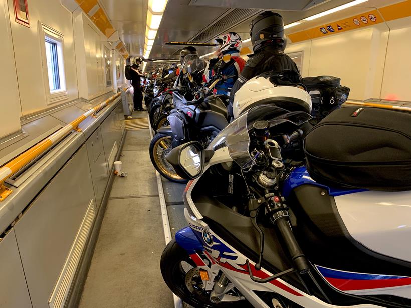 Crossing into Europe on the BMW S1000RR