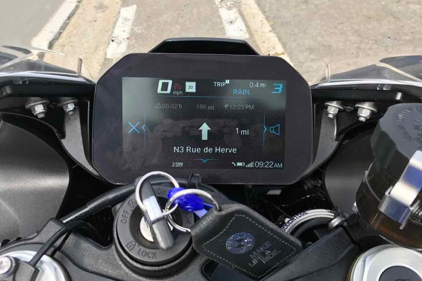 Sat nav on a superbike?!