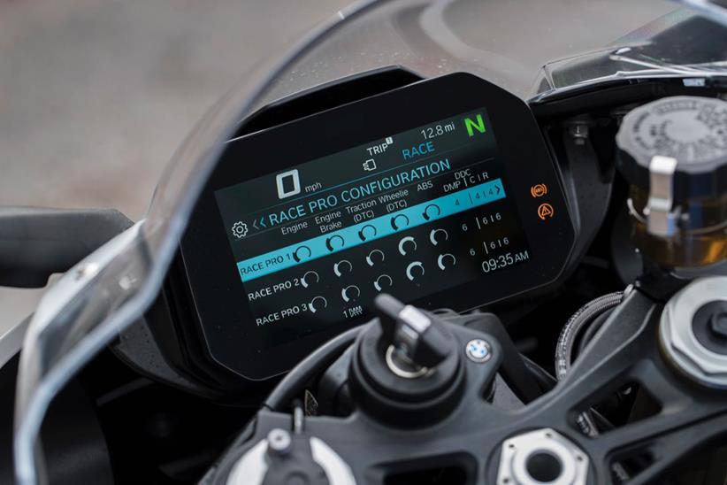 Rider aids and electronic suspension settings