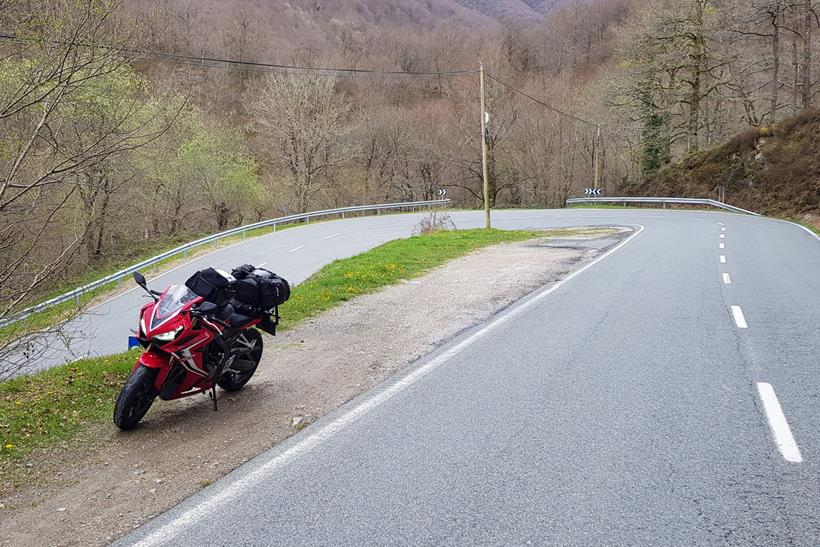 Switchback in the Pyrenees