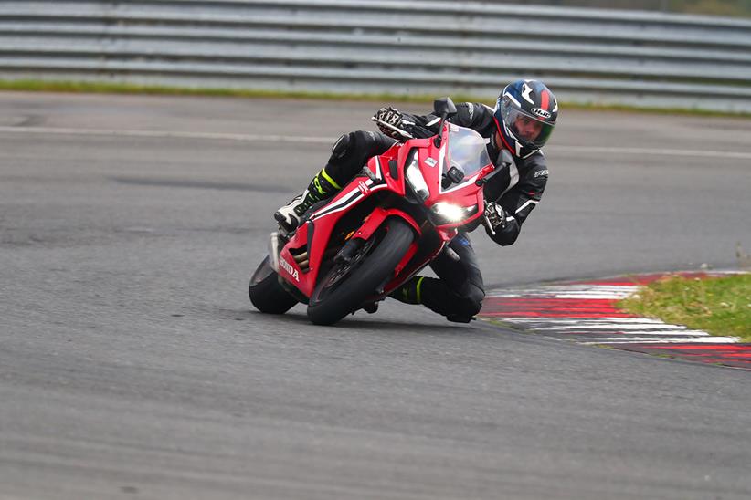 Honda CBR650R near kerb