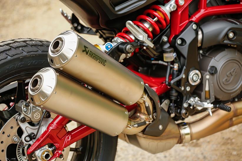 Indian FTR1200S exhaust