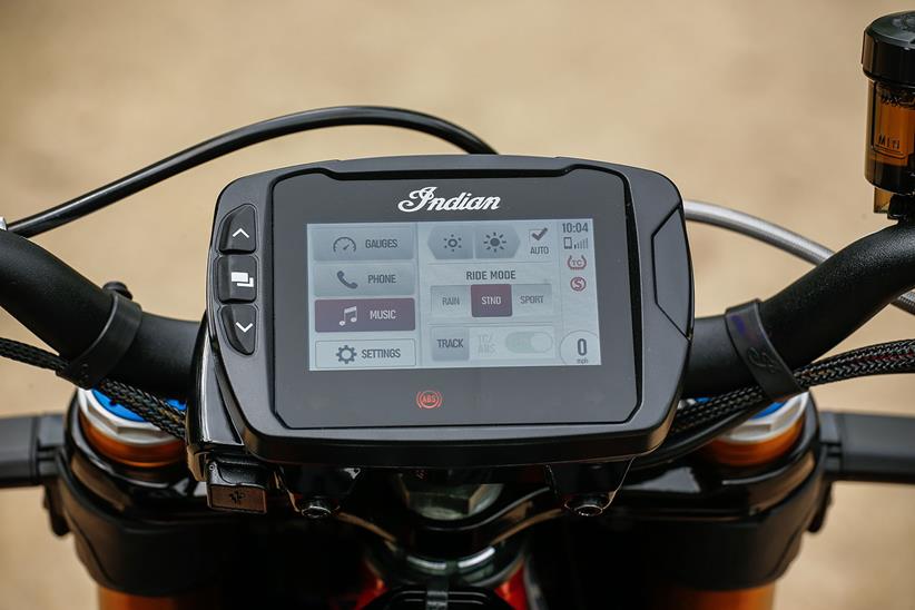 Indian FTR1200S dash