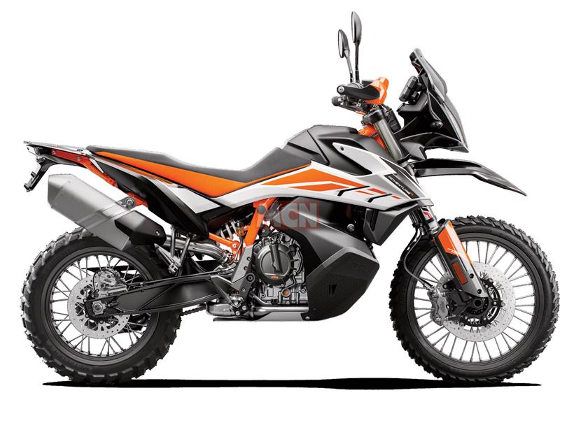 KTM 790 Adventure R side-on view