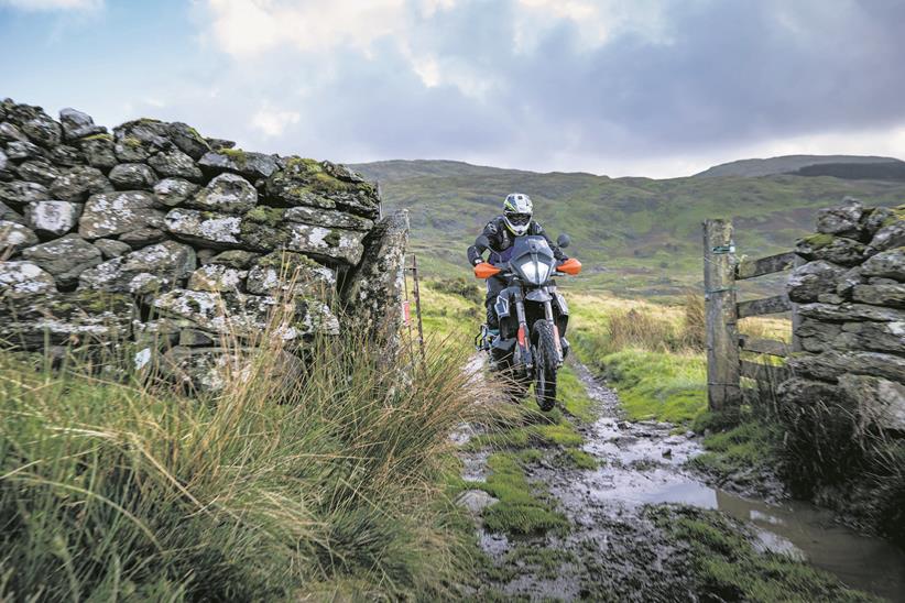 KTM 790 Adventure R enjoys a day in the country