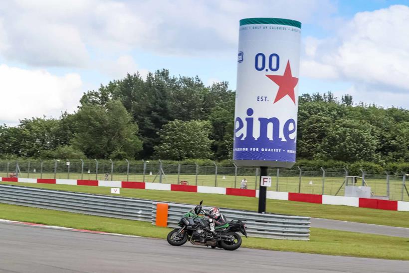 Tackling hairpins at Donington Park