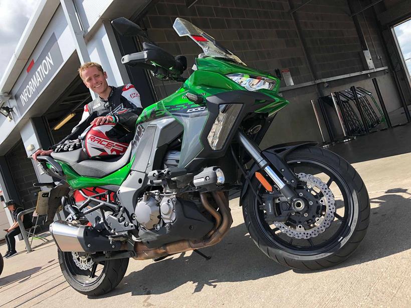 Dan with the Kawasaki Versys 1000 SE