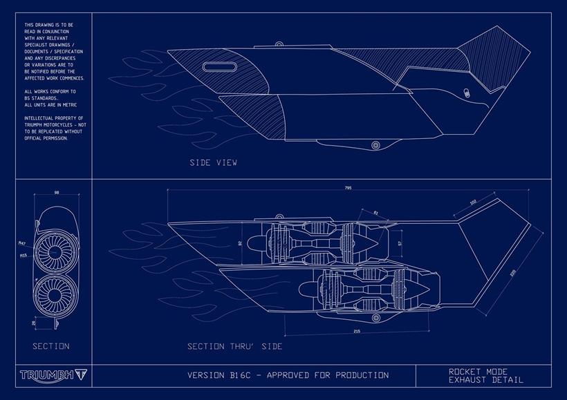 Triumph Rocket blueprint