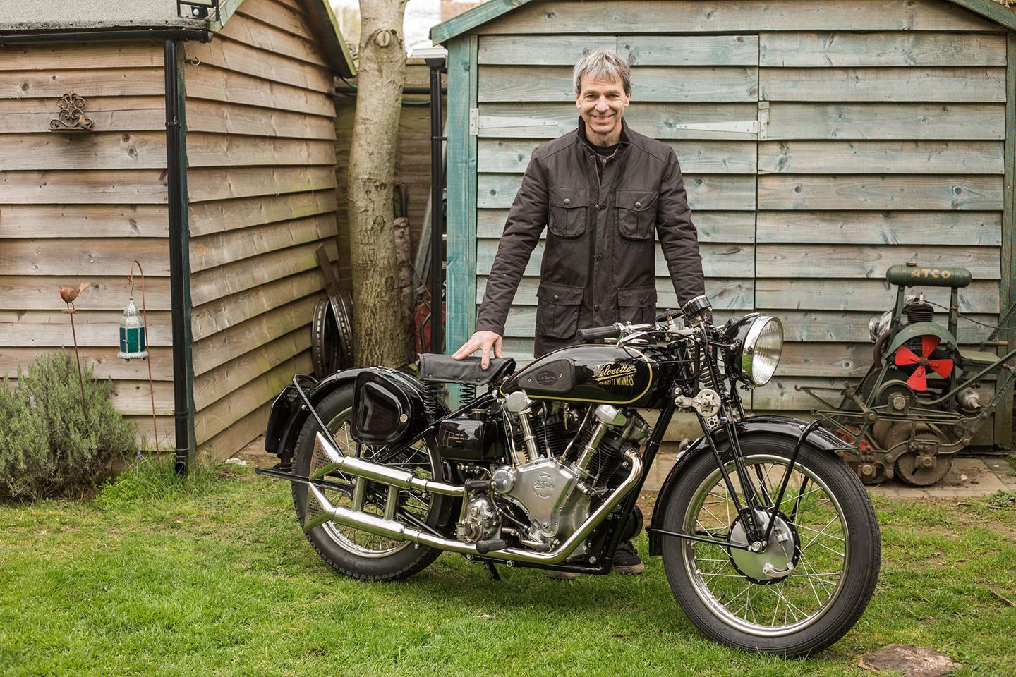 Allen Millyard's home-made Velocette V-twin