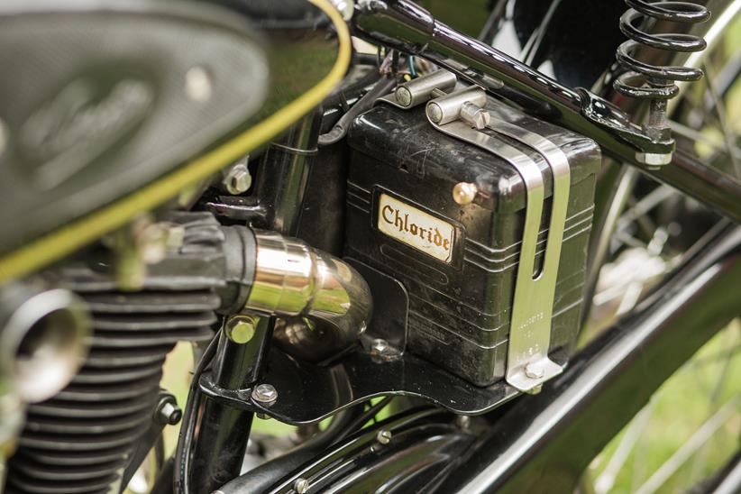 Allen Millyard's Velocette V-twin battery box