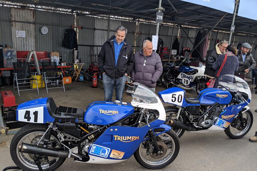 Brace of Triumph T150s